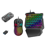 Mix Master Pro Gaming Mouse + Tangentbord + Converter Combo Pack