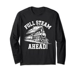 Railfan Train Enthusiast Locomotive Lover and Railway Fan Long Sleeve T-Shirt