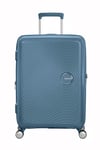 American Tourister Soundbox 67cm - Mellanstor Stone Blue, Mellanstor Resväska