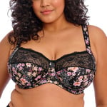 Elomi BH Morgan Banded Bra Svart blomstre K 85 Dame