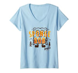 Womens The SpongeBob SquarePants Movie SpongeBob Summer Camp Retro V-Neck T-Shirt