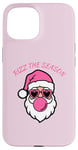 iPhone 15 Christmas Santa Pink Rizz The Season Pink Gum Case