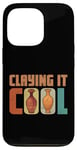 Coque pour iPhone 13 Pro Pottery Claying It Cool Machine à poterie