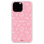 Personalaizer Coque pour iPhone 13 Pro Max - Hello Kitty Patron Sobre Rosa