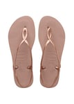 Havaianas Girls Luna (Mini Me), Crocus Rose, 27/28