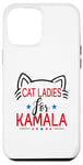 Coque pour iPhone 14 Plus Cat Ladies For Kamala Élection de vote sans enfant