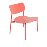 Petite Friture - Fromme Lounge Armchair, Coral - Loungestoler - Tom Chung - Oransje - Metall