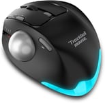 F-33 Trackball Souris Sans Fil Triple Mode Bt Pour 2D/3D Professional Graphic Designer Cross-Screen Cad Drawing Ps Rgb With Programmable Adjustable Mouse Angle