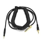 Dragfasta ljudkablar för Audiotechnica Ath-m50x M40x M60x M70x hörlurar Retractable cable