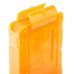 (Orange)22 Dart EVA Soft Bullet Clip Darts Plastic Gun Toy Cartridge Holder XAT