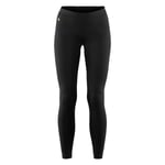 Fjallraven 89887-550 Bergtagen Thinwool Long Johns W Pants Femme Black Taille XS