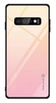 Takakannet Evelatus Samsung A20 Gradient Glass Case 1 Mild Melon