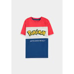 POKEMON Core Logo Cut & Sew pojkar kortärmad T-shirt 134/140