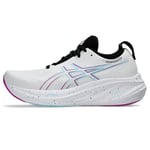 Asics Women's Gel-Nimbus 26 Sneaker, White Soothing Sea, 11 UK