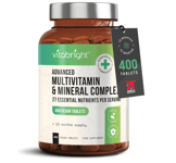 Vegan Adult Multivitamin w/ Iron 400 High Strength Tablets 100% RDA Men & Women