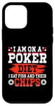 Coque pour iPhone 12 mini Je suis au régime du poker, je mange du fish and their chips