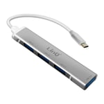 Adaptateur Hub USB-C vers 4x Ports USB Transmission Ultra Rapide Compact LinQ