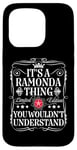 Coque pour iPhone 15 Pro Le nom de Ramonda est une histoire de Ramonda que vous ne comprendriez pas