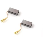 Vhbw - 2x balai de charbon, charbons pour moteur électrique pour outil électrique Bosch gws 5-100, gws 5-115, gws 580, gws 6-100, gws 6-100 e