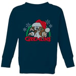 Gremlins Another Reason To Hate Christmas Kids' Christmas Jumper - Navy - 7-8 Years - Navy