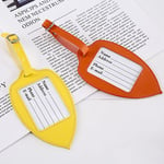 Shape Luggage Tag Tracker Protective Cover Boarding Pass Airplane Suitcase Tag