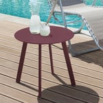 Hesperide - Table basse Saona d 50 cm bordeaux Hespéride - Bordeaux