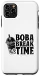 Coque pour iPhone 11 Pro Max Boba Break Time Thé au lait Bubble Tea Boba Pearl Lover