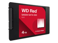 Wd Red Sa500 Wds400t2r0a - Ssd - 4 Tb - Inbyggd - 2.5" - Sata 6Gb/S