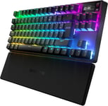 Apex Pro TKL Wireless - Clavier HyperMagnetic gaming - rapide - Format sans pavé numérique adapté à l`esport - Actionnement ajustable - Bluetooth - 2,4 GHz - USB-C - Français AZERTY