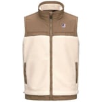 Veste K-Way  Gilet Le Vrai 30 Jile Teddy Bear Corde Ecru-Marron