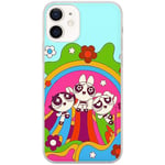 ERT GROUP Coque de téléphone Portable pour Iphone 12 Mini Original et sous Licence Officielle The Powerpuff Girls Motif The Powerpuff Girls 045 adapté à la Forme du téléphone Portable, Coque en TPU