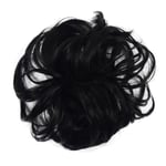Real Thick Messy Hair Large Scrunchie Wrap On Chignon Bun Natura 30#