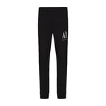 Armani Exchange Men's Icon Tracksuit Bottom Sports Trousers, Black, S UK