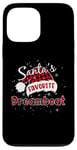 Coque pour iPhone 13 Pro Max Plaid de Noël Dreamboat préféré de Funny Santa