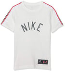 Nike B NSW Tee AIR S+ T-Shirt Garçon, sail/Black, FR : L (Taille Fabricant : L)