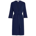 Damella Viscose Plain Wave Robe CL2 Marine Bambus X-Large Dame