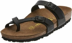 Birkenstock Mayari Black Womens Synthetic Leather Sandals Shoes