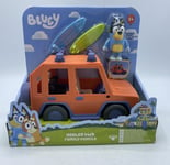 NEW Bluey Heeler 4WD Family Vehicle Surf Boards & Bandit Action Figure