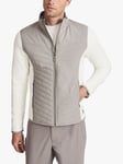 Reiss Golf Formby Hybrid Performance Jacket Ecru S male Body: 78% polyester, 16% viscose, 6% elastane; Panel: 100% polyester; Lining 65% polyester 35% visco