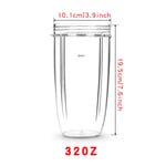 18/24/32oz Replacement Large Cup For Nutribullet Mug Spare Oversized Cups UK