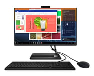 Lenovo Ideacentre AIO 3 24ALC6 - Ordinateur de Bureau Tout-en-Un 23.8" FHD (AMD Ryzen 7 5700U, 8Go RAM, 512Go SSD, AMD Radeon Graphics, Windows 11 Home) Clavier AZERTY (Français) et Souris USB - Noir