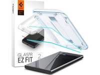 Spigen Glas.Tr Ez Fit Hd, Samsung, Galaxy S24 Ultra (2024), Dammresistent, Reptålig, Transparent, 2 Styck