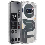 TUDIA SKN Designed for Nothing Phone (2a) / Nothing Phone (2a) Plus Coque, [Coins renforcés] Antichoc Mince Transparent Clear TPU Bumper Anti-jaunissement Protection Contre Les Chutes (Transparent)