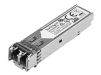 StarTech.com MSA Uncoded Compatible SFP Module, 1000BASE-ZX, 1GbE Single Mode (SMF) Fiber Optic Transceiver, 1GE Gigabit Ethernet SFP, LC Connector, 70km, 1550nm, DDM, Mini GBIC Module - Lifetime Warranty (SFP1000ZXST) - SFP-sändar/mottagarmodul (min