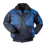 Norway - Veste de pilote vega taille xxxl marine/royal 60 % coton / 40 % pes