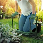 Garden Kneeler 2-in-1 Folding Padded Seat with Tool Bag