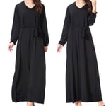 Lady Muslim Kaftan Casual Arab Robe Women M