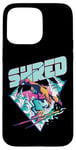 Coque pour iPhone 15 Pro Max Shred Shirt Vintage Freestyle Ski Costume années 80 Rétro Ski