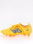 New Balance Junior Furon V7+ Dispatch Firm Ground Football Boots -orange, Orange, Size 12