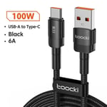 Toocki USB tyyppi C kaapeli Nopea lataus USB C laturi johto iPhone 15 14 13 12 11 Huawei P40 P30 Realme Oppo Oneplus 1m